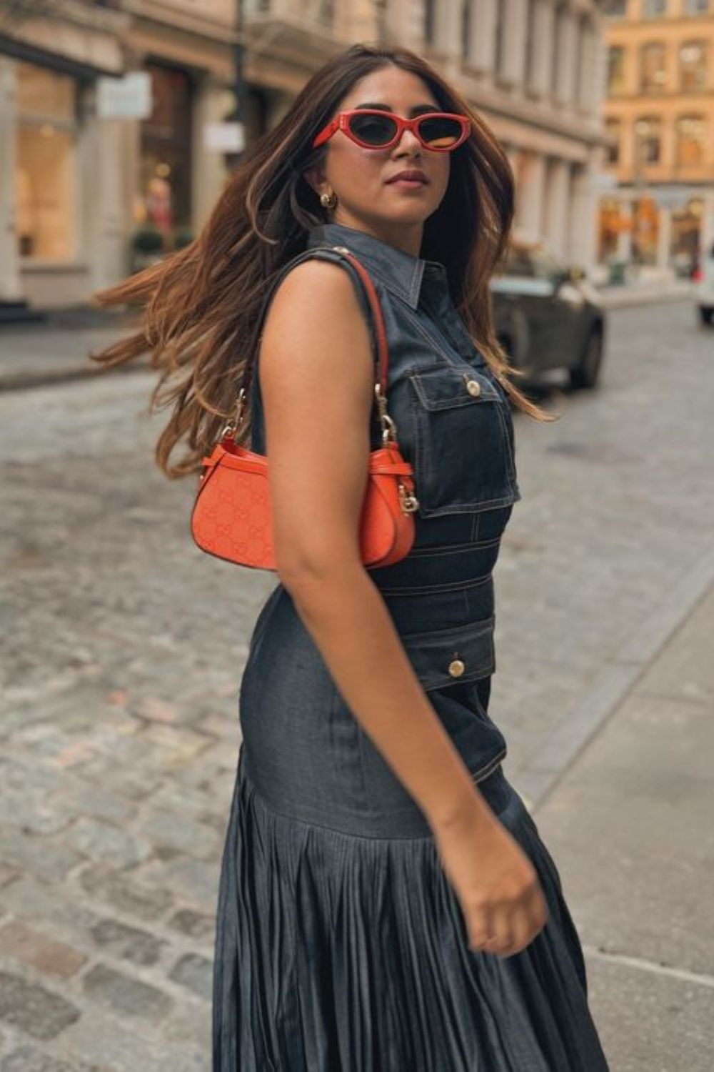 Aashna Shroff In Our Safari Pleat Dress - ANI CLOTHING