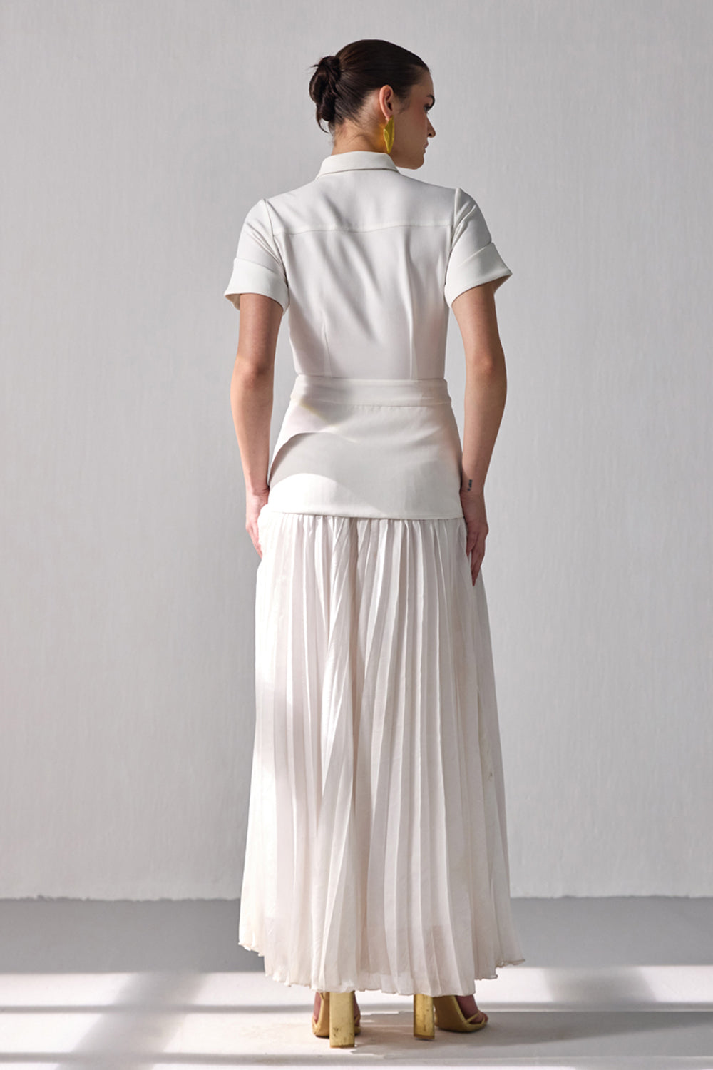 Nriti Shah In Our Ivory Safari Set - ANI CLOTHING