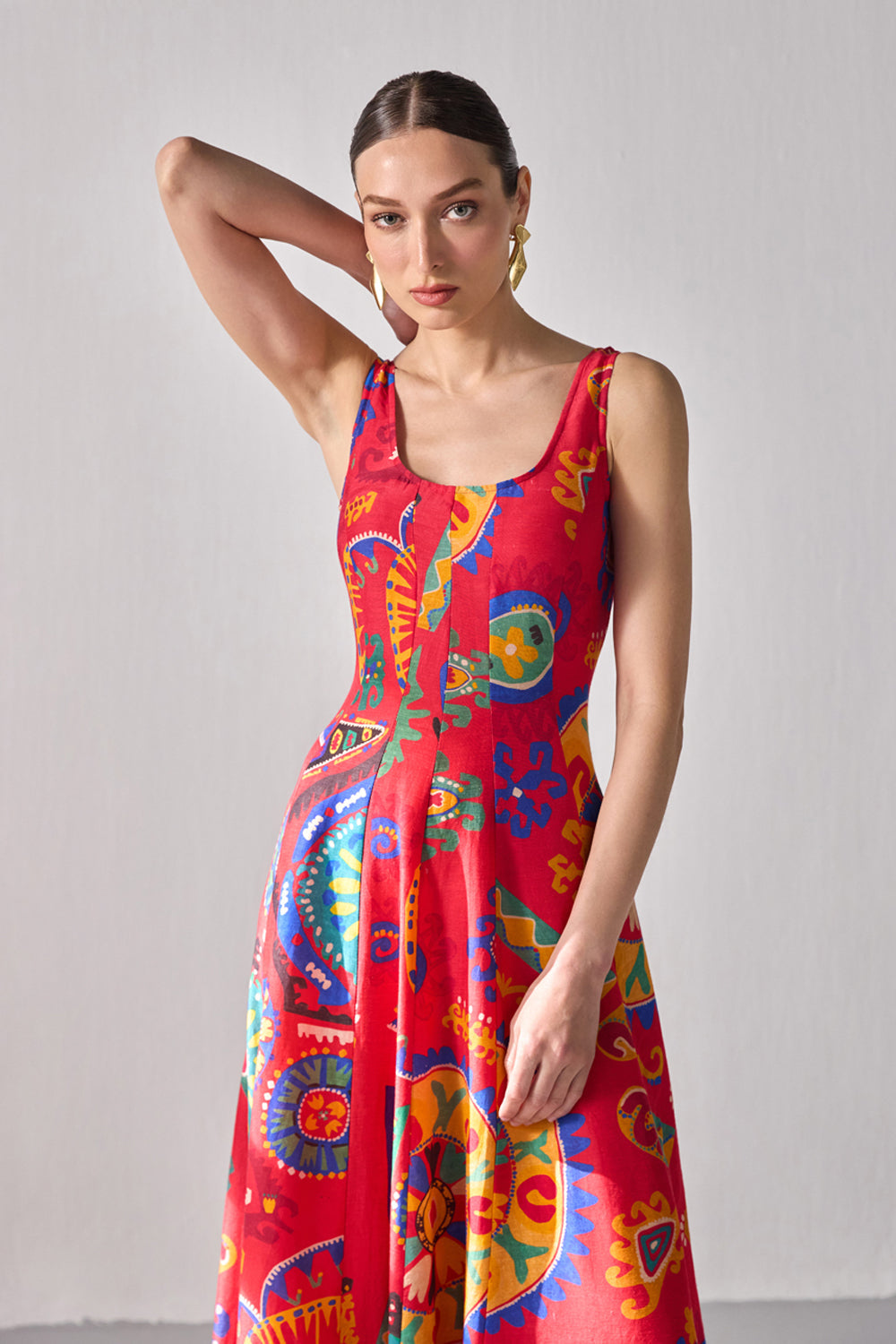 Kai Flared Maxi Dress - ANI CLOTHING