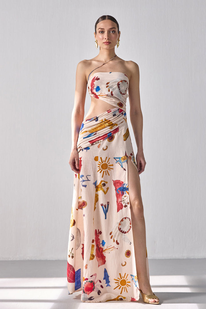 Bourbon Cut-Out Dress - ANI CLOTHING