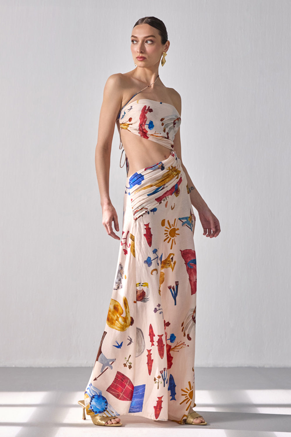 Bourbon Cut-Out Dress - ANI CLOTHING