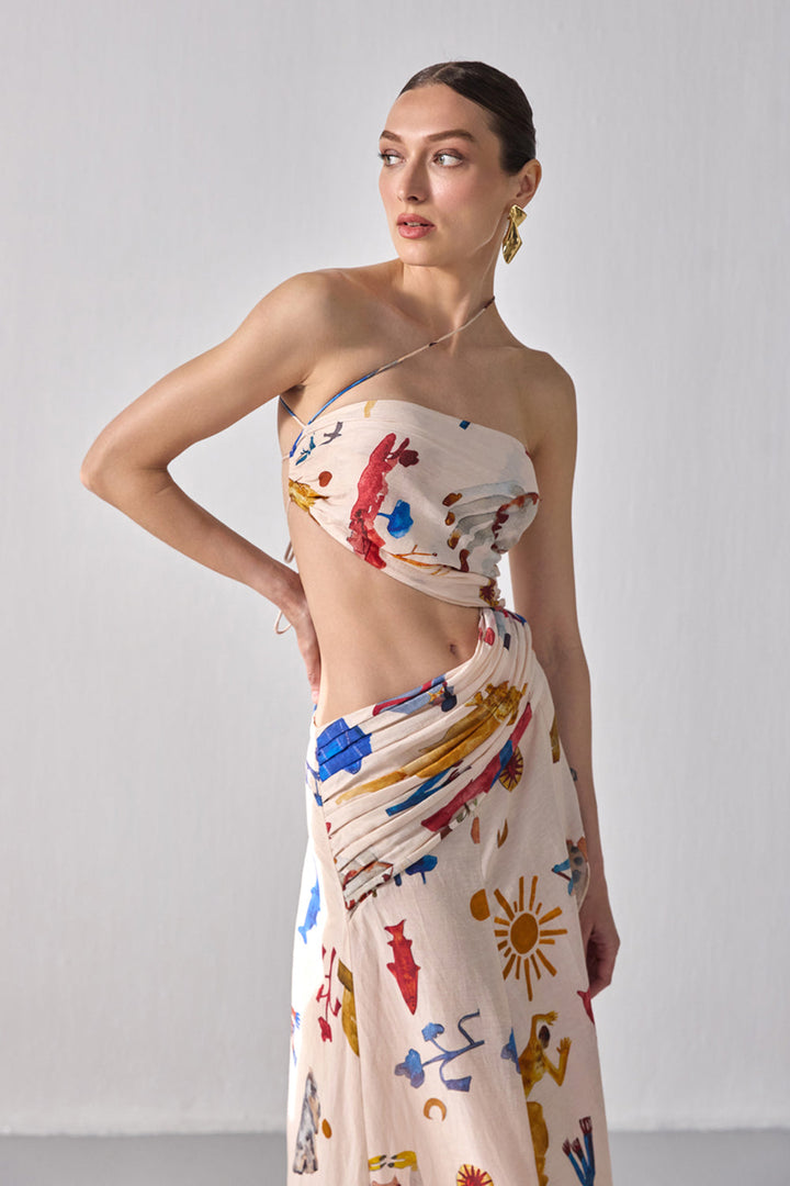 Bourbon Cut-Out Dress - ANI CLOTHING