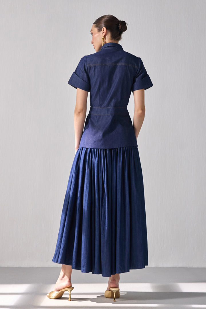 Denim Safari Set - ANI CLOTHING