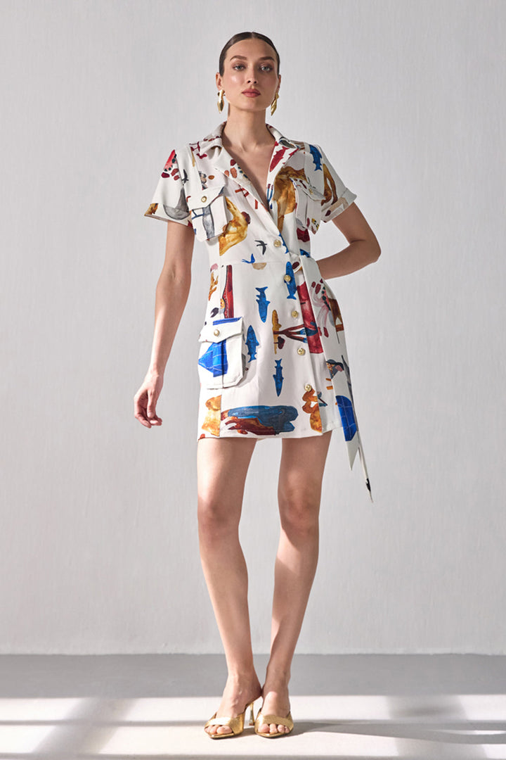 Bourbon Blazer Dress - ANI CLOTHING