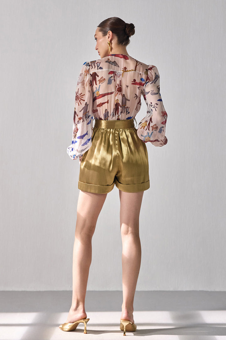 Bourbon Gold Romper - ANI CLOTHING