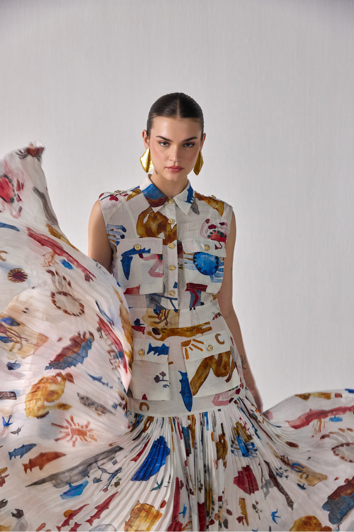 Bourbon Safari Dress - ANI CLOTHING