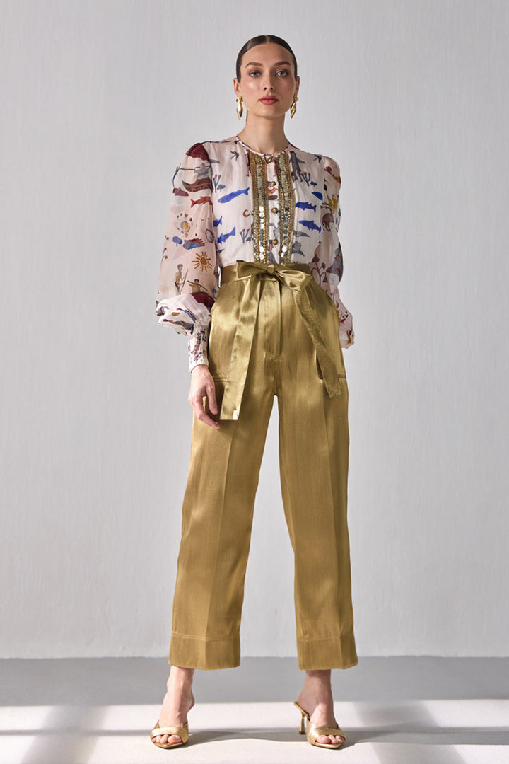 Bourbon Gold Jumpsuit - ANI CLOTHING