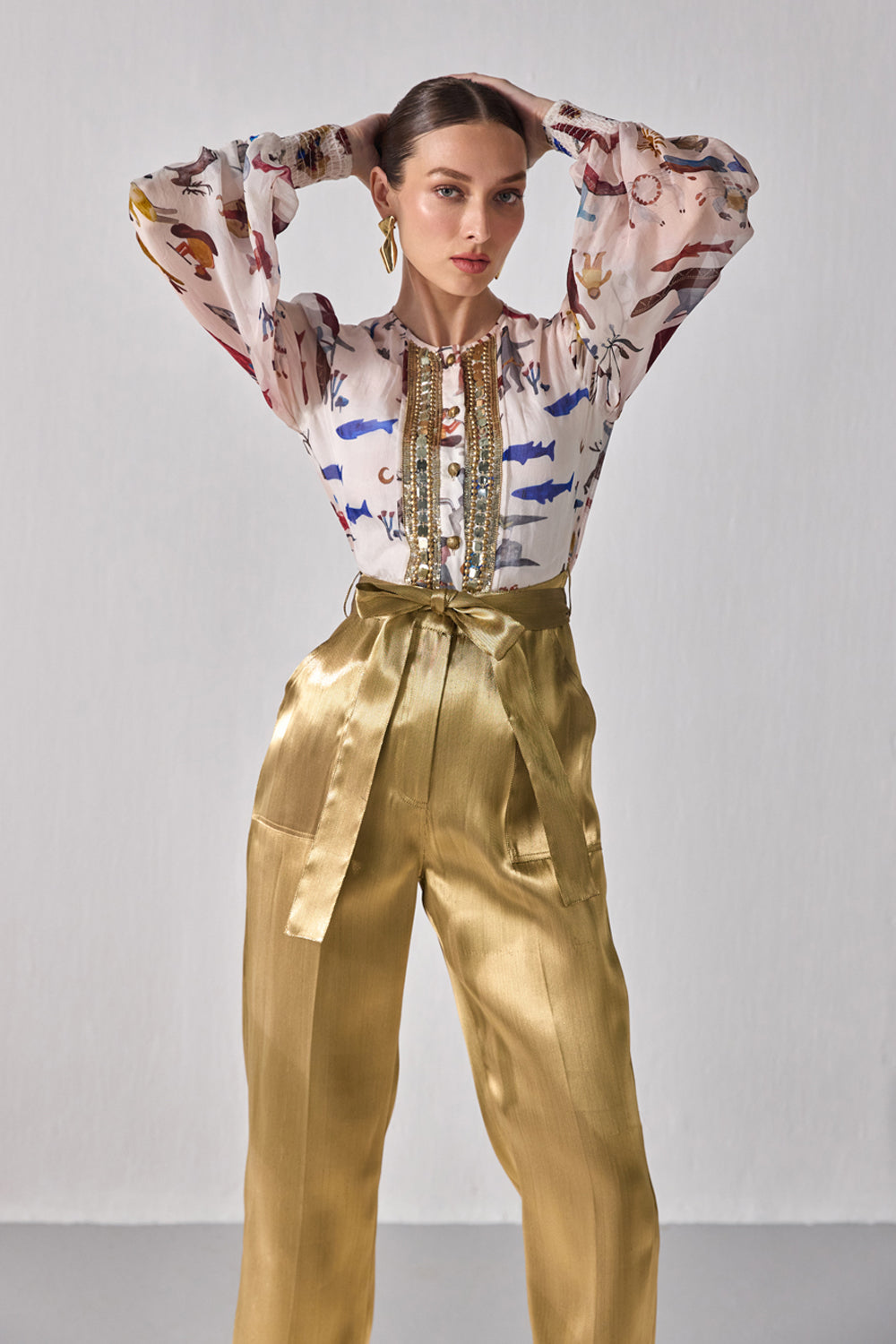 Bourbon Gold Jumpsuit - ANI CLOTHING