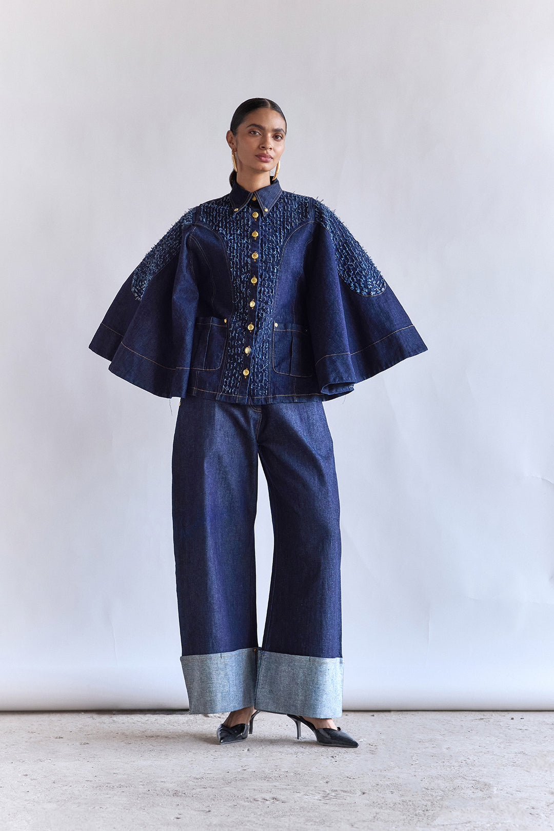 Rivo Cape Top - ANI CLOTHING