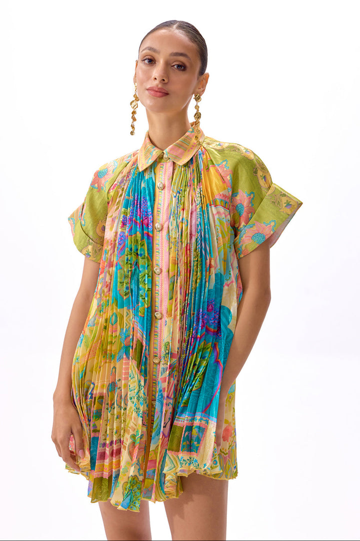 Kyari Fresco Shirt Dress - ANI CLOTHING
