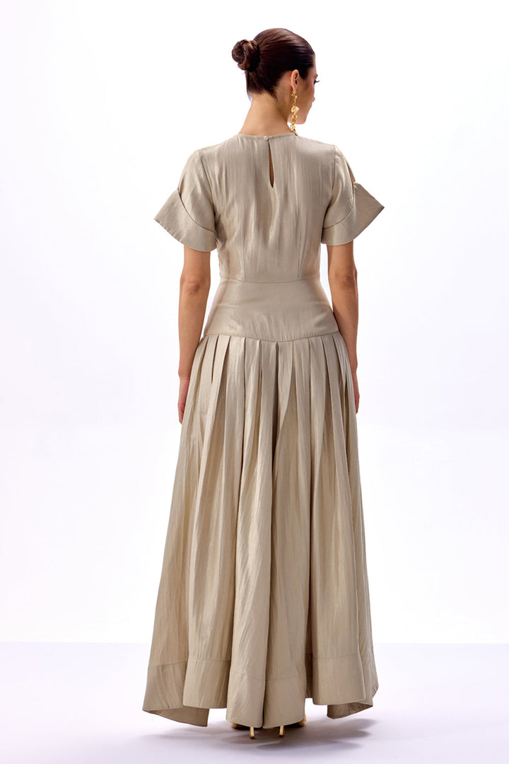 Moonlit Champagne Dress - ANI CLOTHING