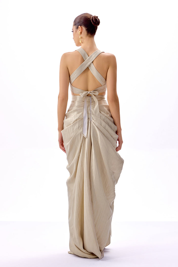 Marion Drape Skirt - ANI CLOTHING