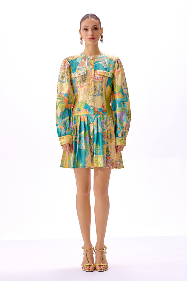 Pleats Please Mini Dress - ANI CLOTHING