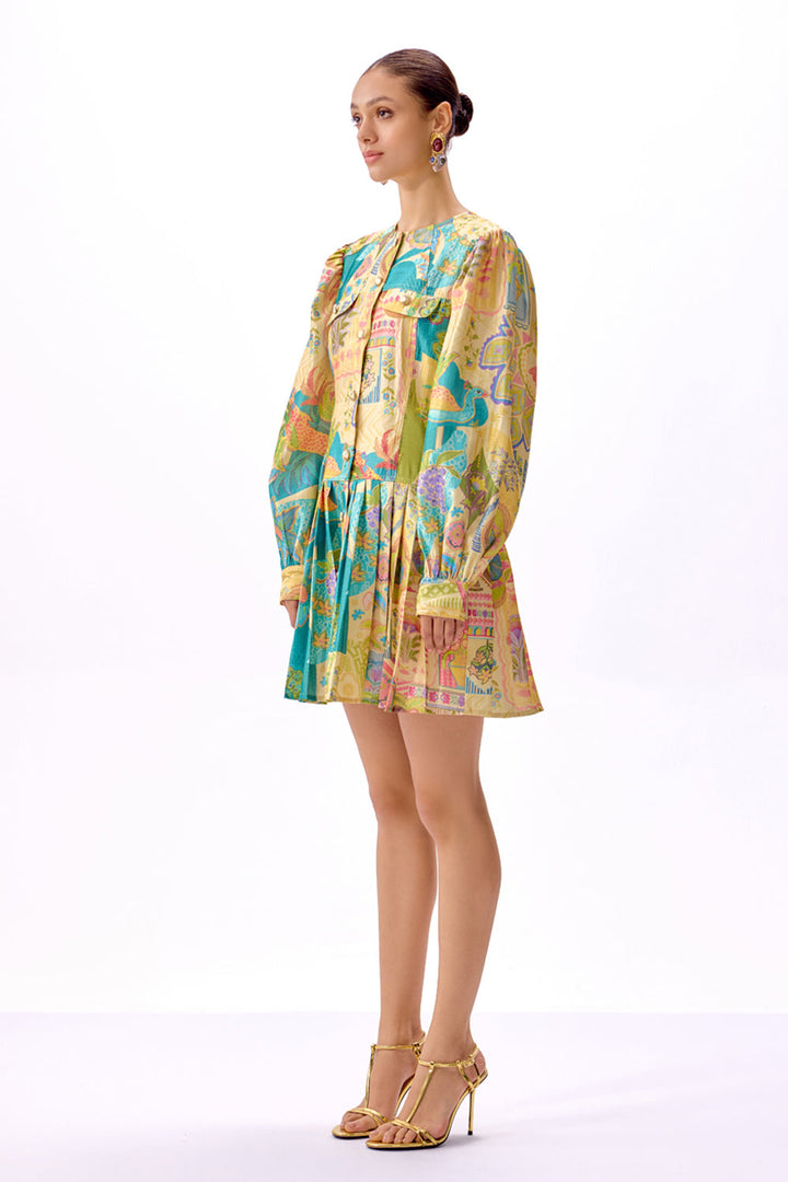 Pleats Please Mini Dress - ANI CLOTHING