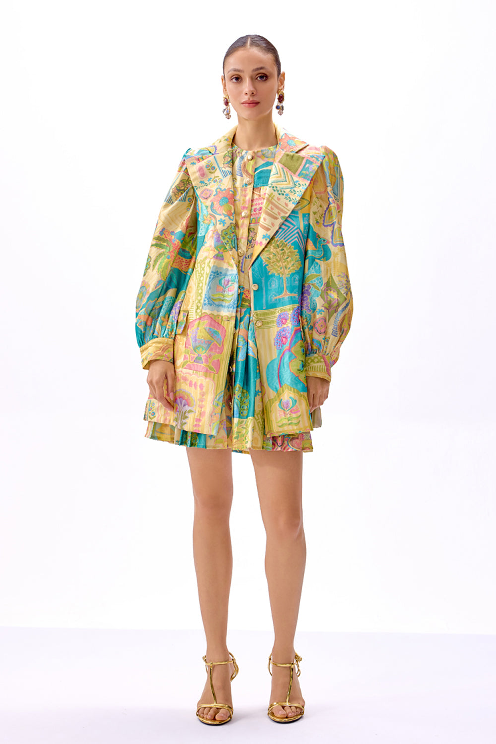 Fresco Blazer Set - ANI CLOTHING