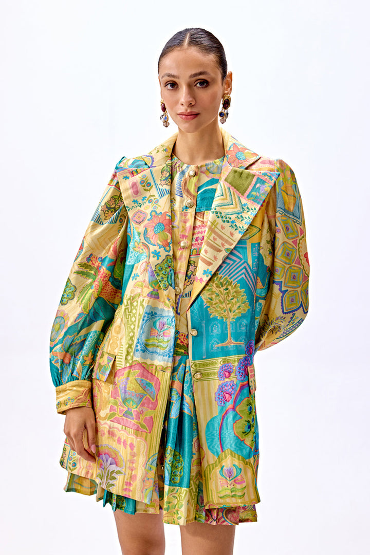 Fresco Blazer Set - ANI CLOTHING