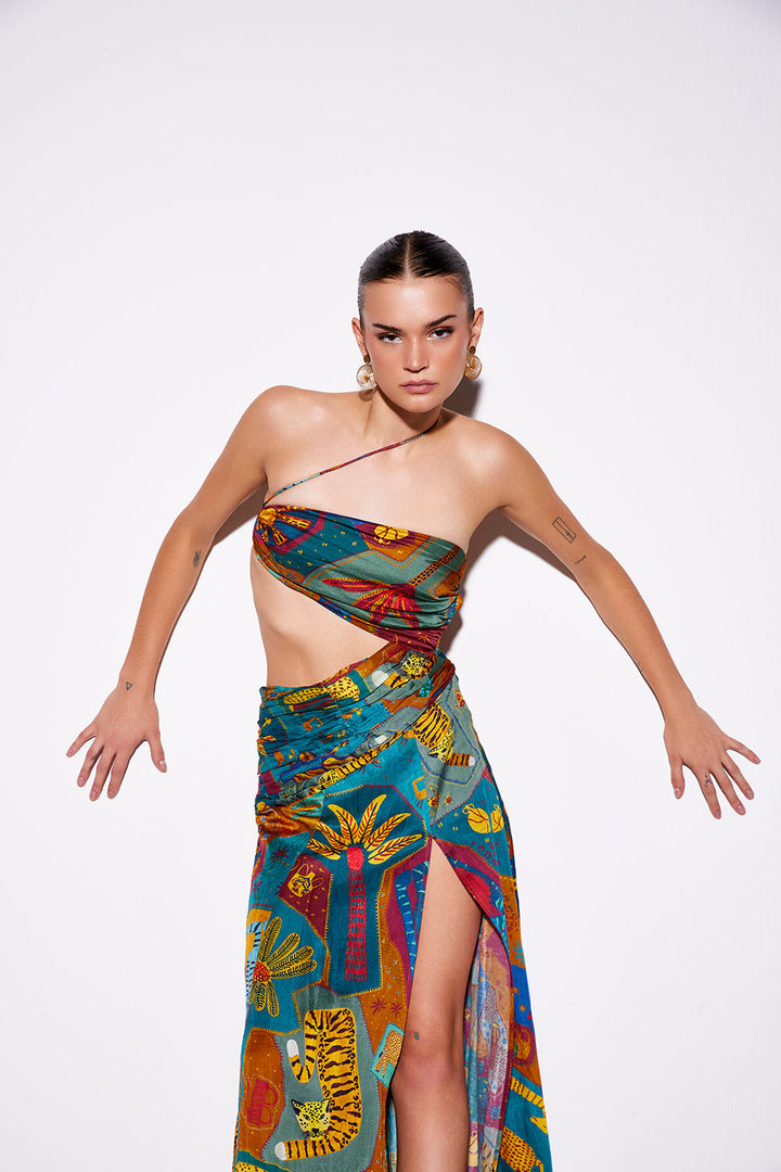 Cocora Cut-out Maxi Dress - ANI CLOTHING