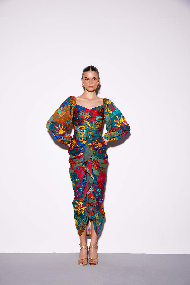 Cocora Ruffle Dress - ANI CLOTHING