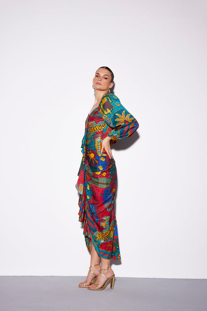 Cocora Ruffle Dress - ANI CLOTHING