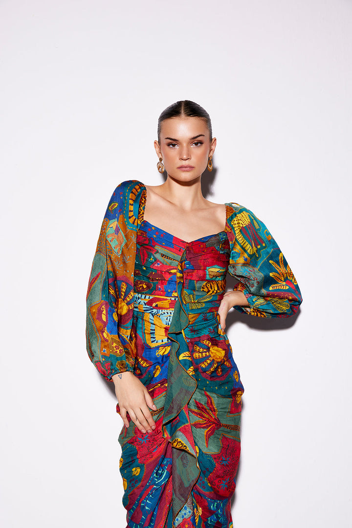 Cocora Ruffle Dress - ANI CLOTHING