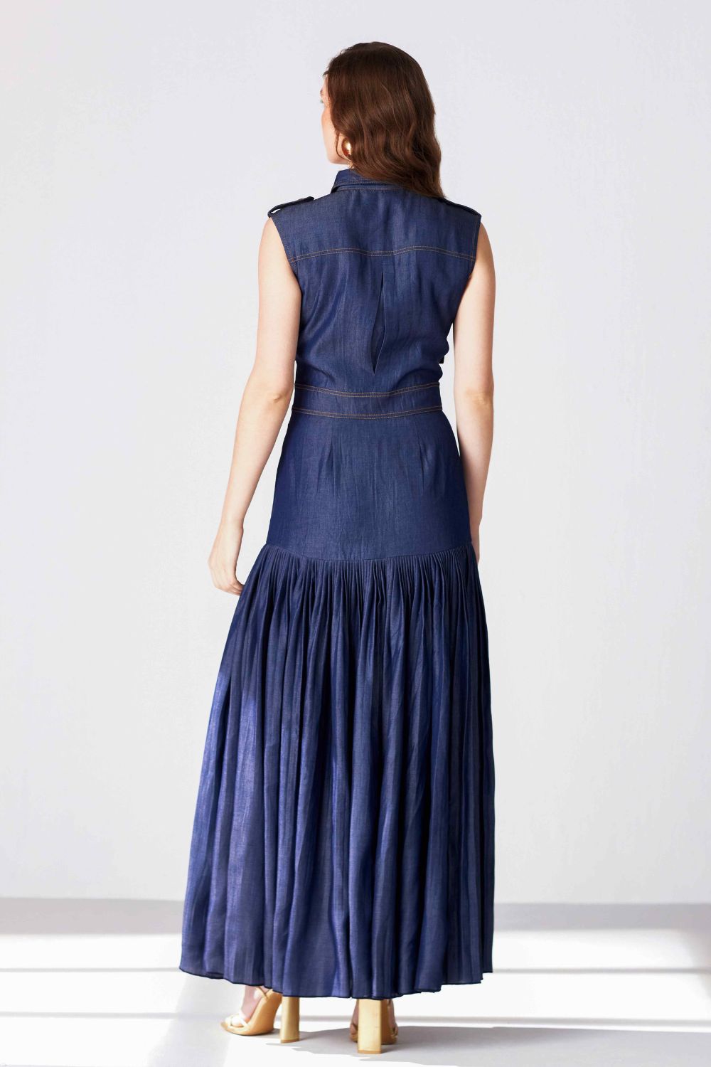 Arushi Mehra In Our Safari Pleat Dress - ANI CLOTHING